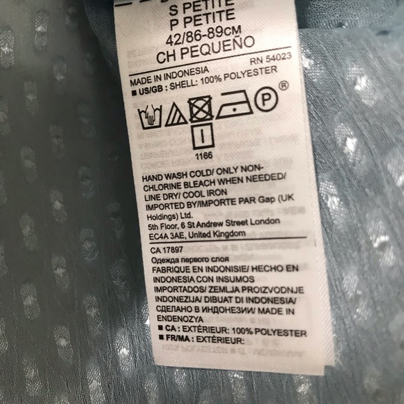 Banana Republic Tie Neck Dot Bow Sleeve Blouse - Picture 5 of 6